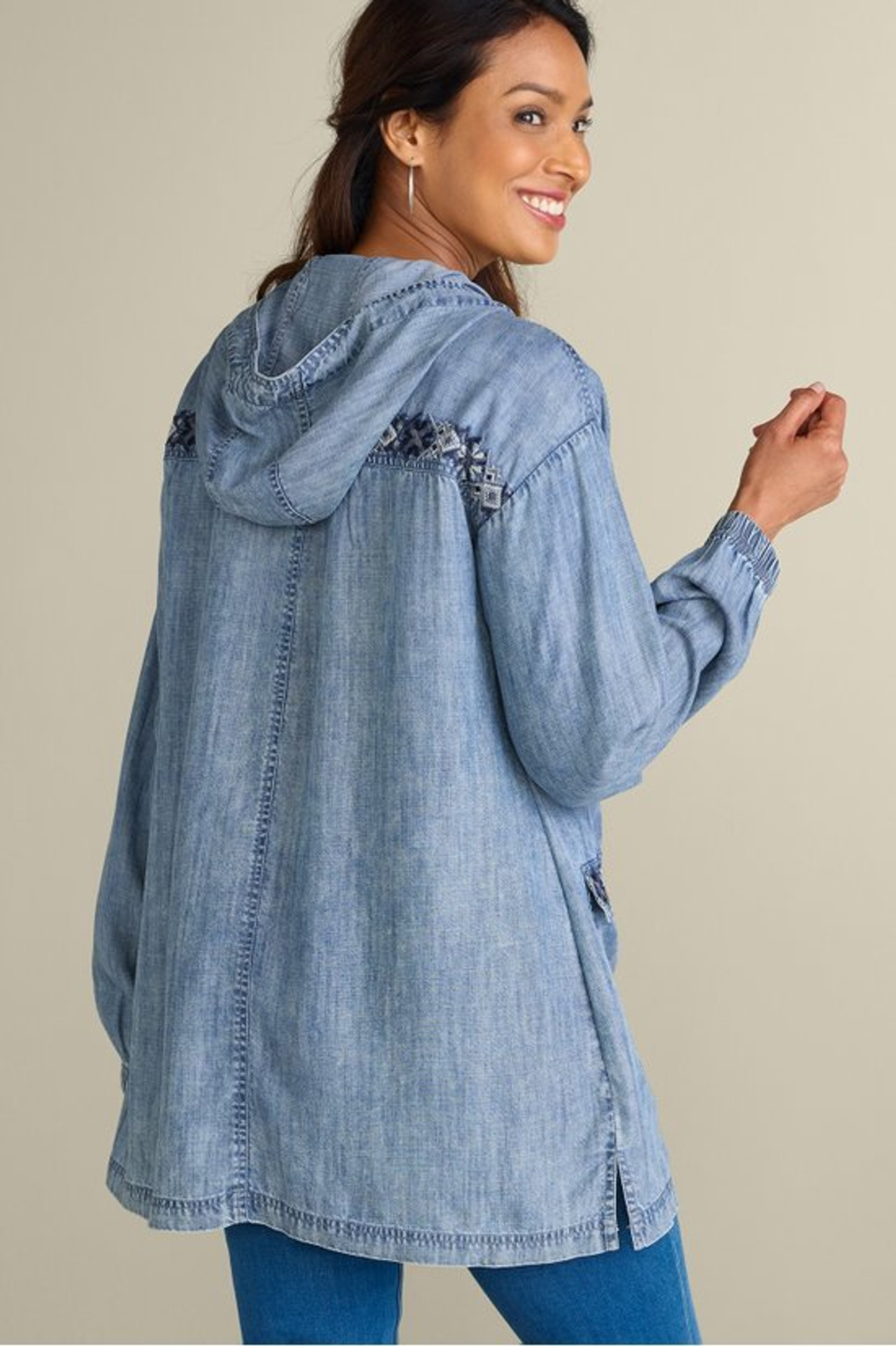 Evie Embroidered TENCEL™ Hoodie