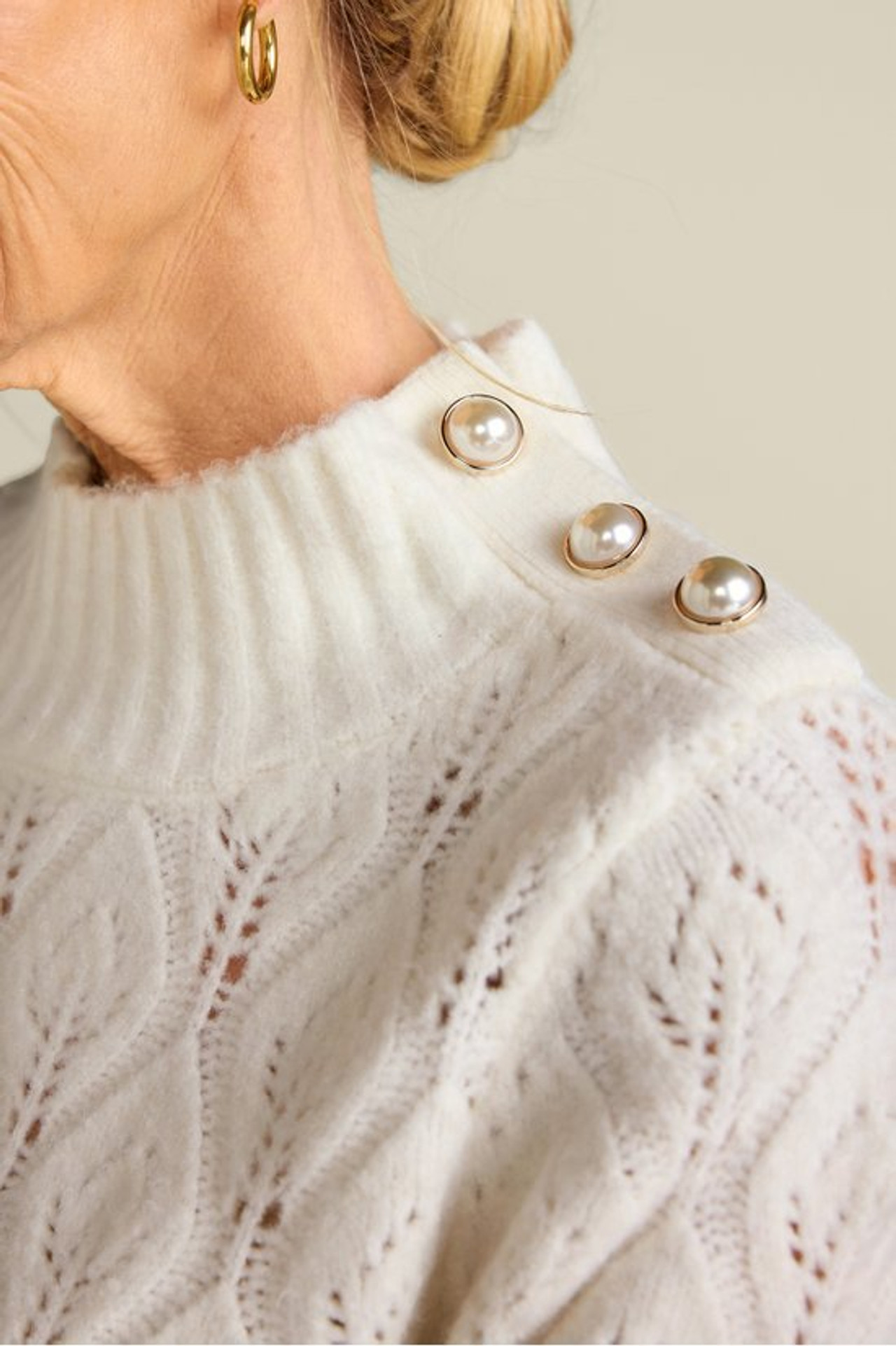 Ensley Button Sweater Tunic