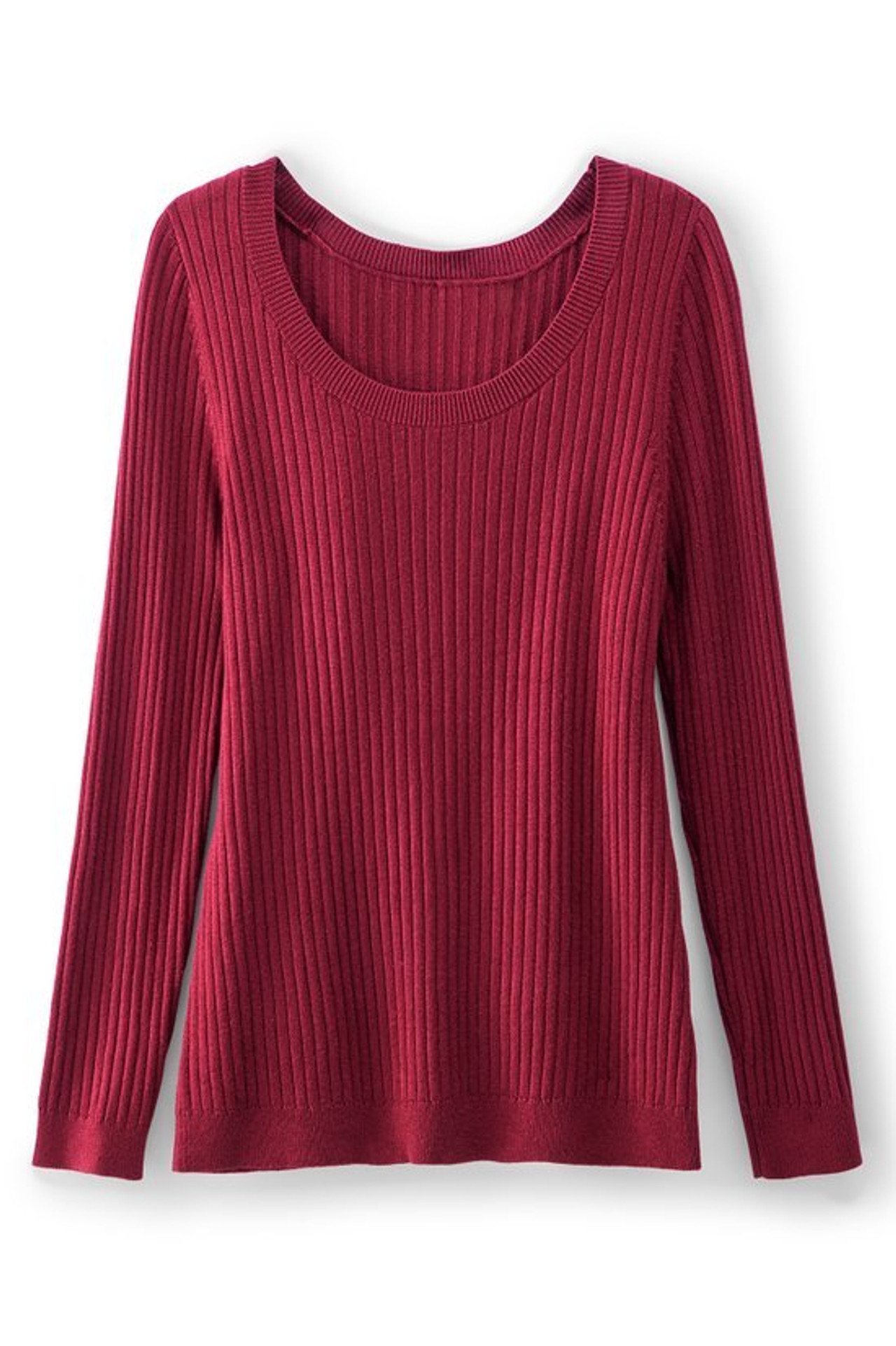 SoftEssential™ Ribbed Pullover Sweater