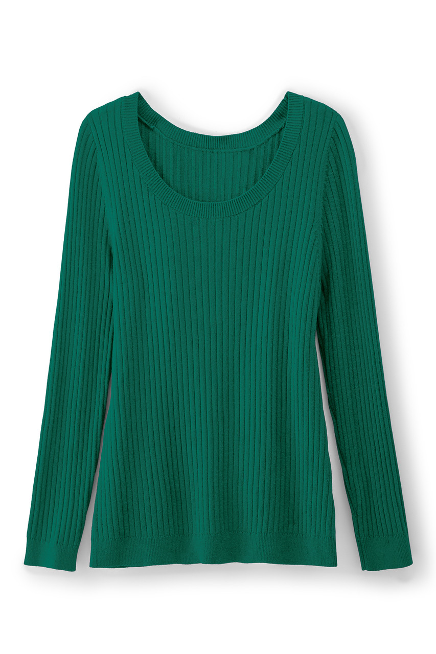 SoftEssential™ Ribbed Pullover Sweater