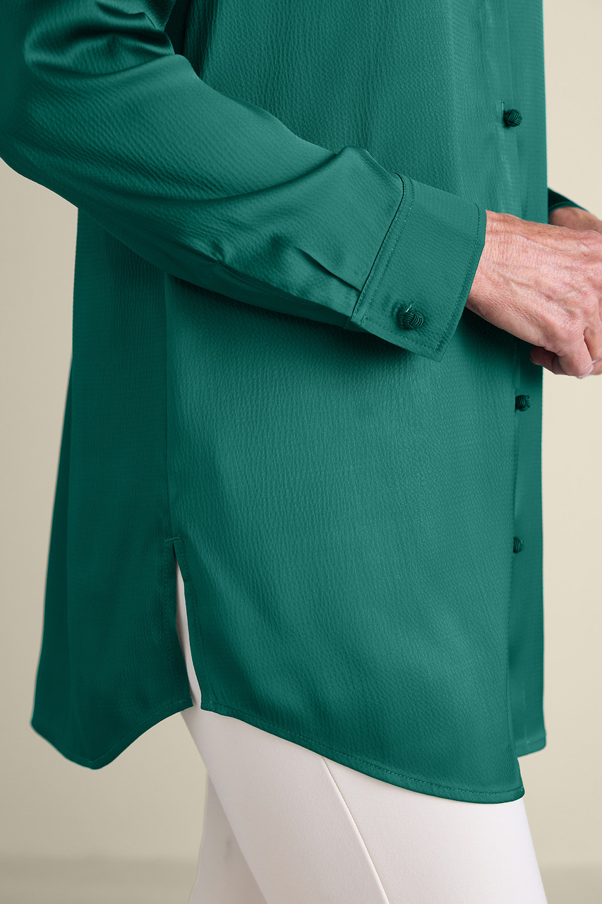 Satin Boyfriend Shirt