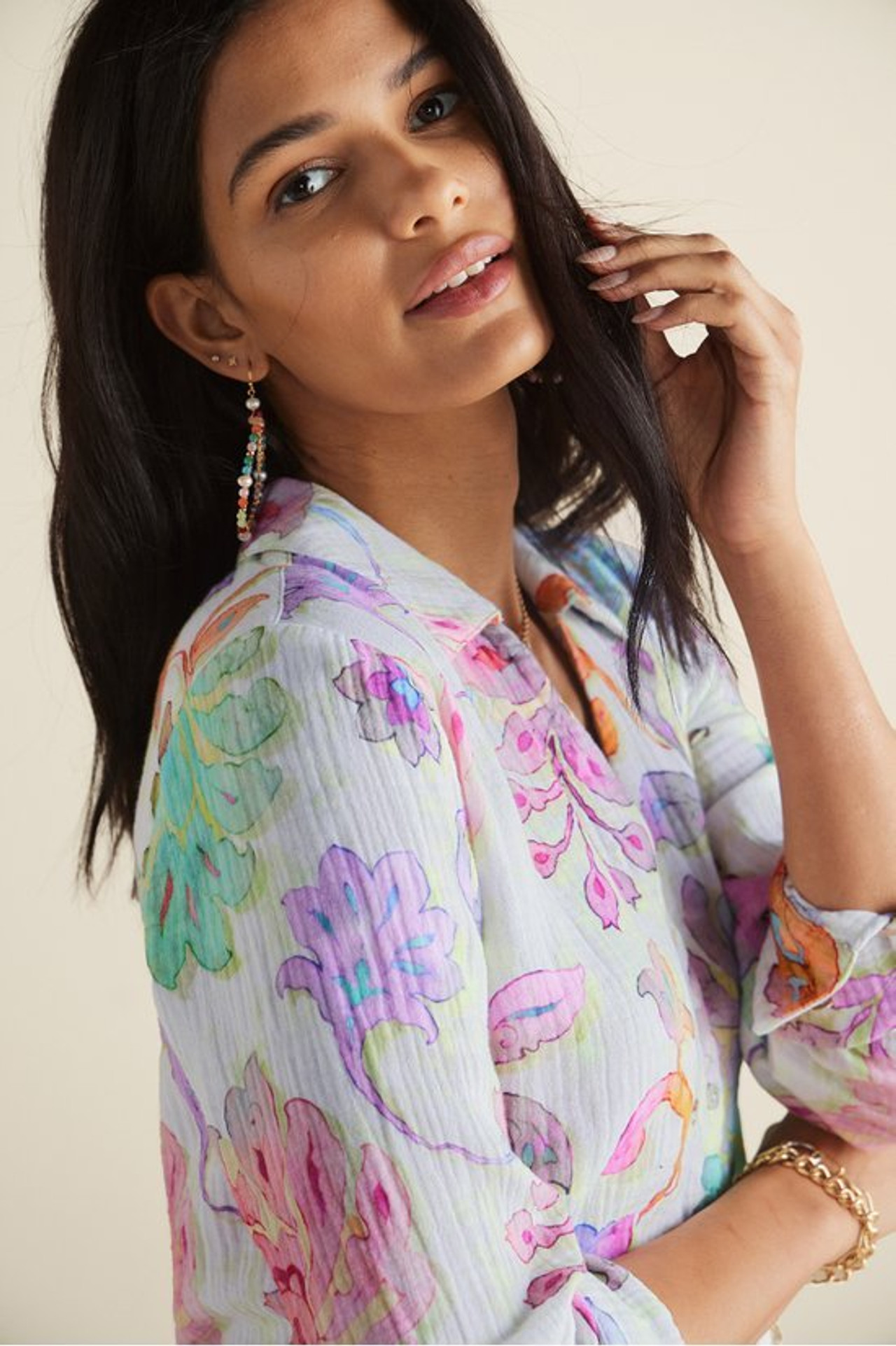 Escambia Gauze Tunic Shirt