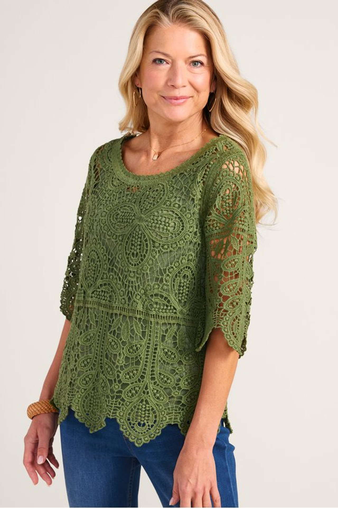 Lettie Lace Sweater & Tank