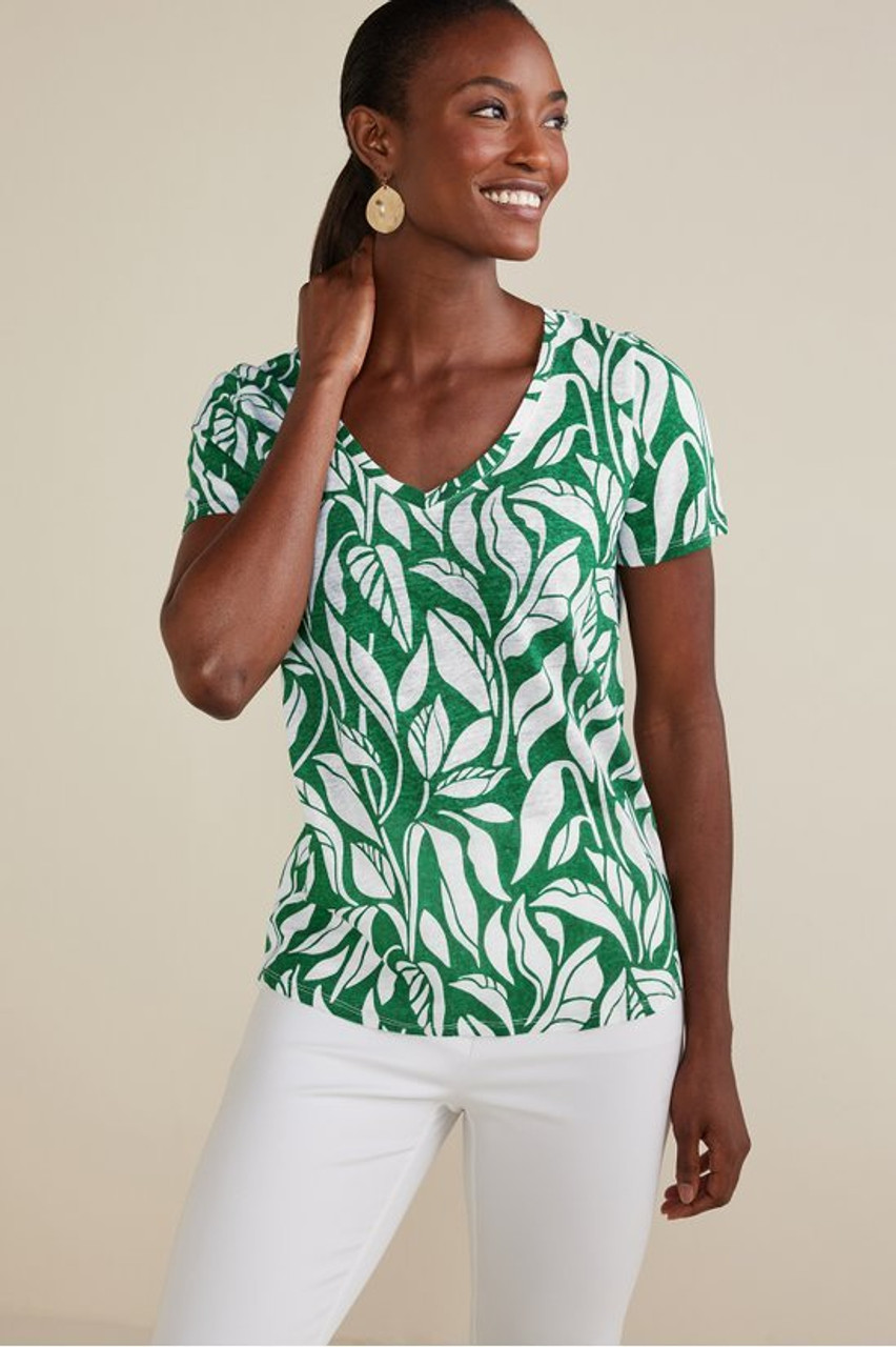 Aubrey Linen Slub Tee