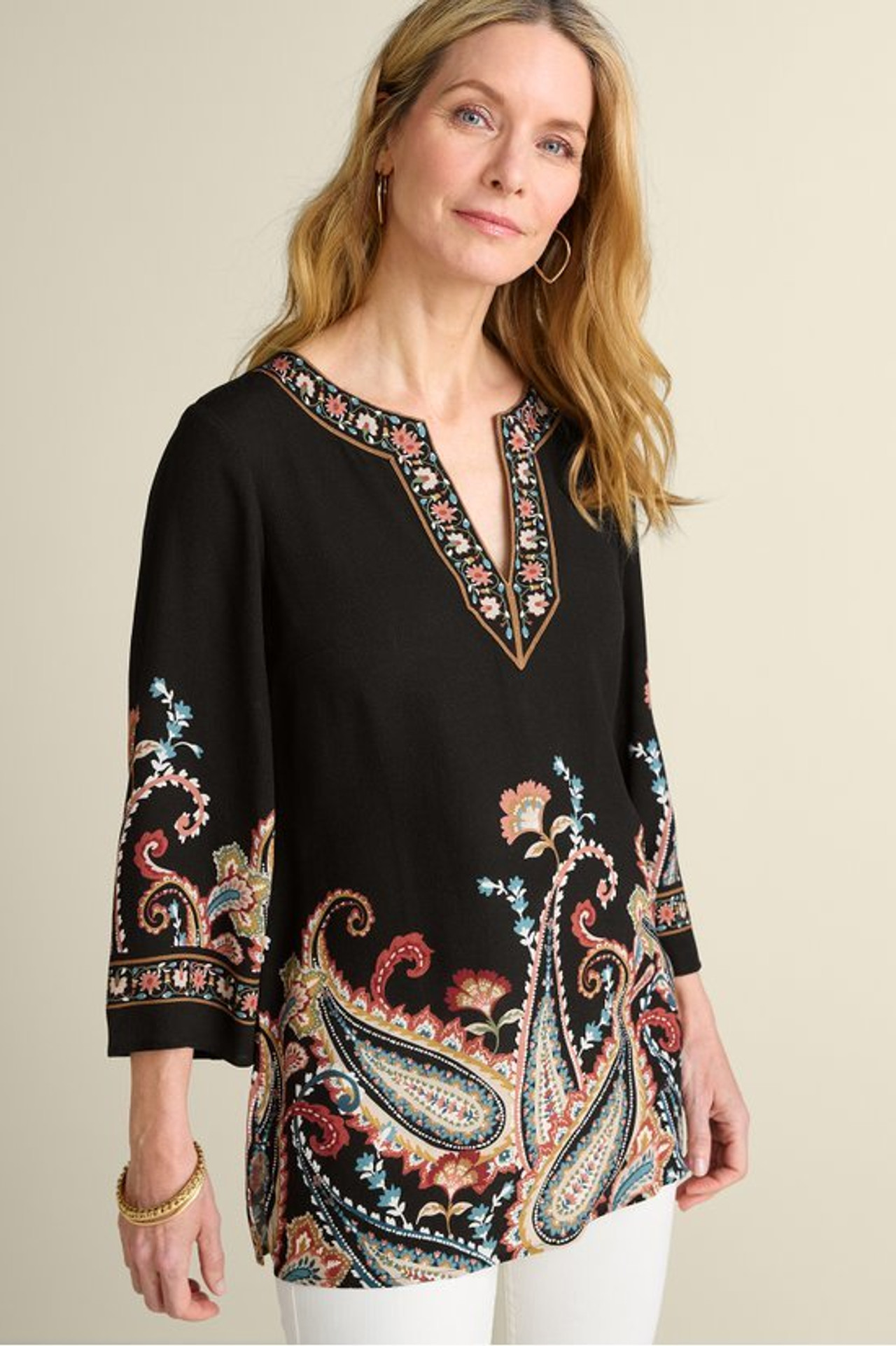 Elma 3/4 Sleeve Tunic