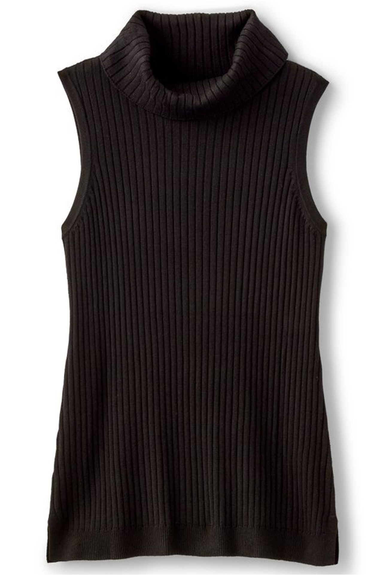 SoftEssential™ Ribbed Turtleneck Tank