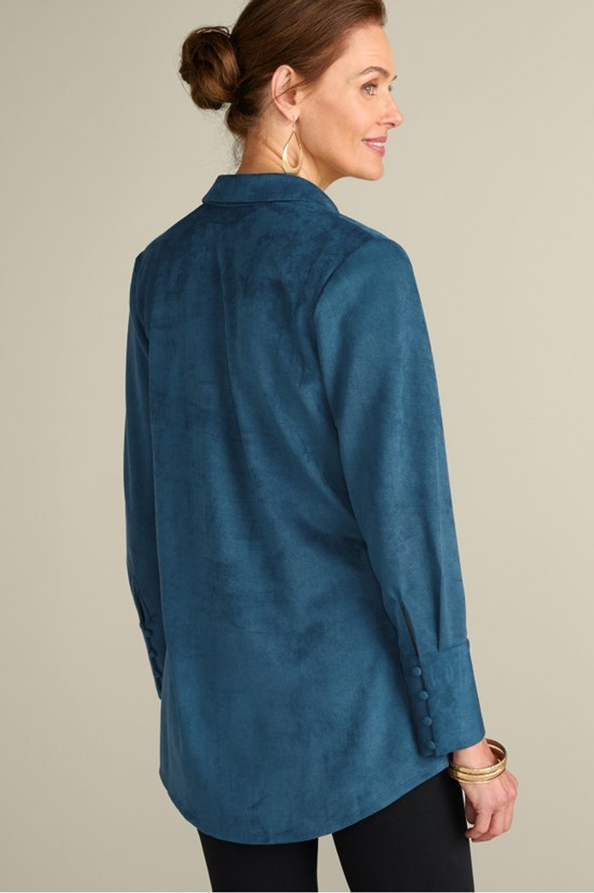 Vida Faux Suede Tunic