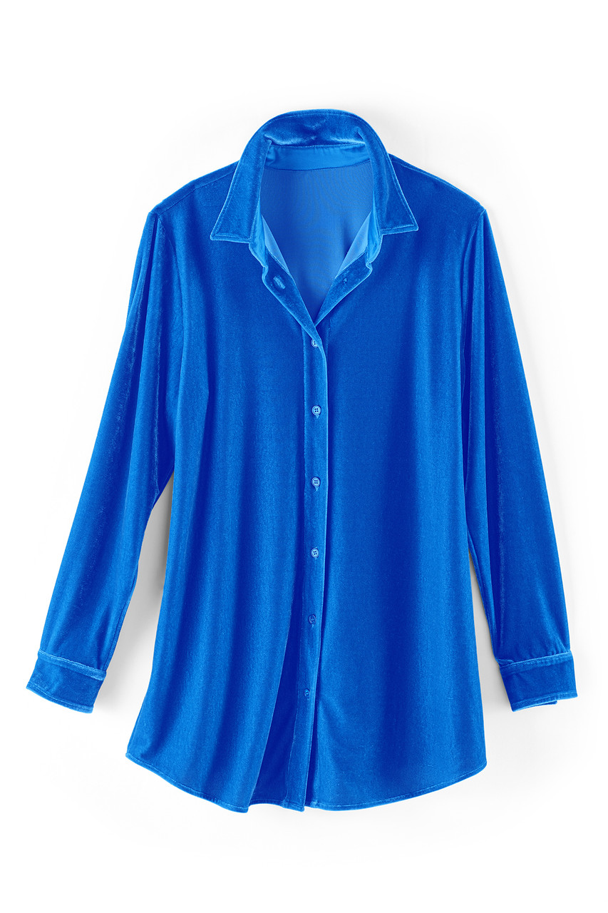 Velvet Boyfriend Tunic Shirt1479