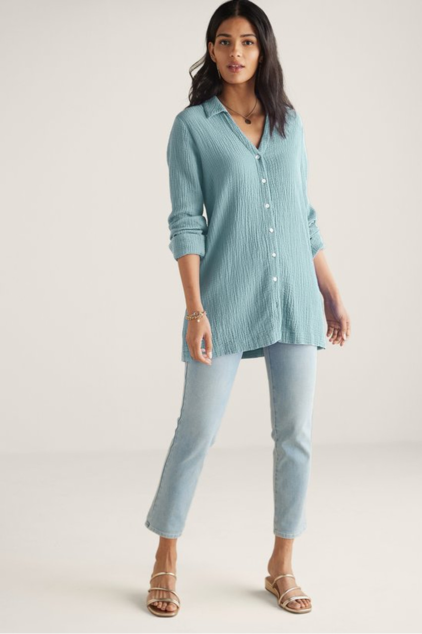Escambia Gauze Tunic Shirt