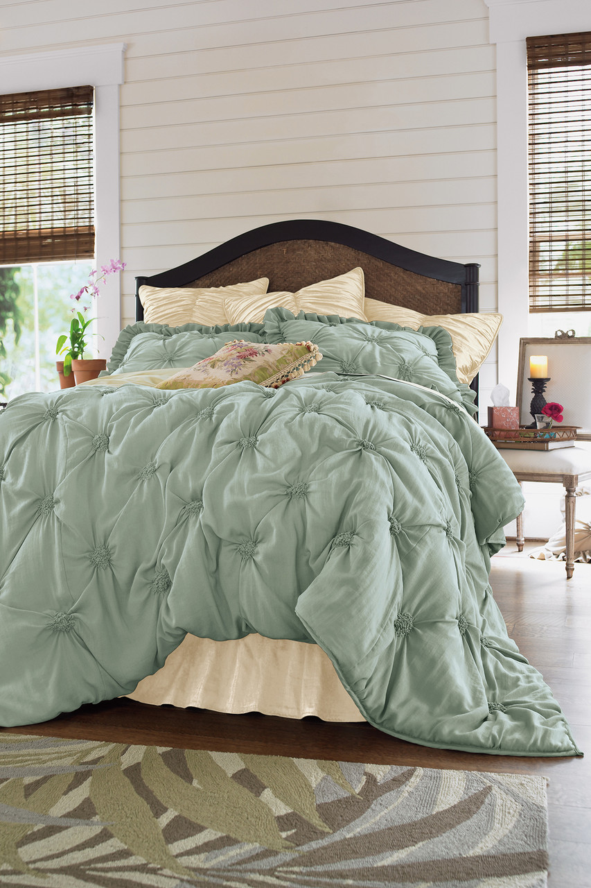 Lombardi Smocked Bed Sham