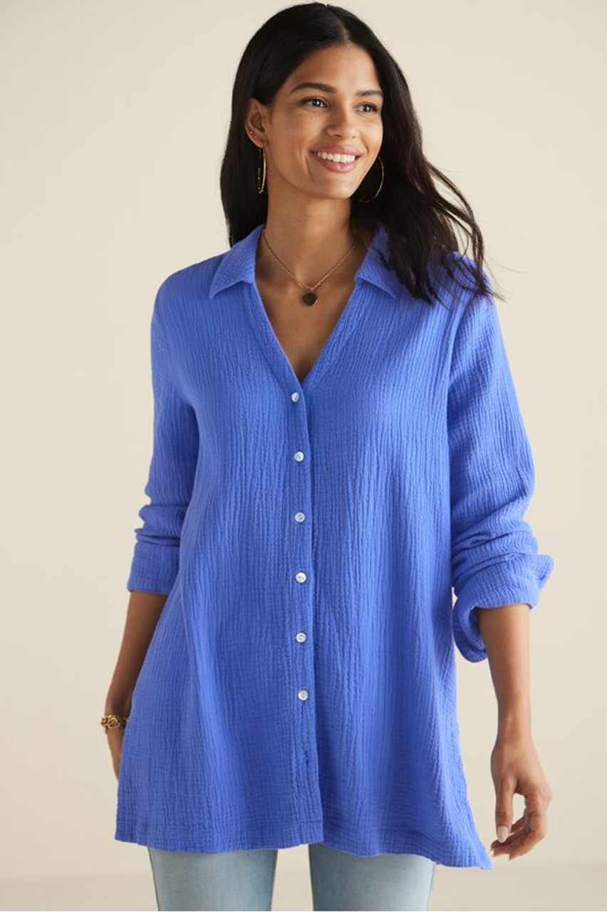 Escambia Gauze Tunic Shirt