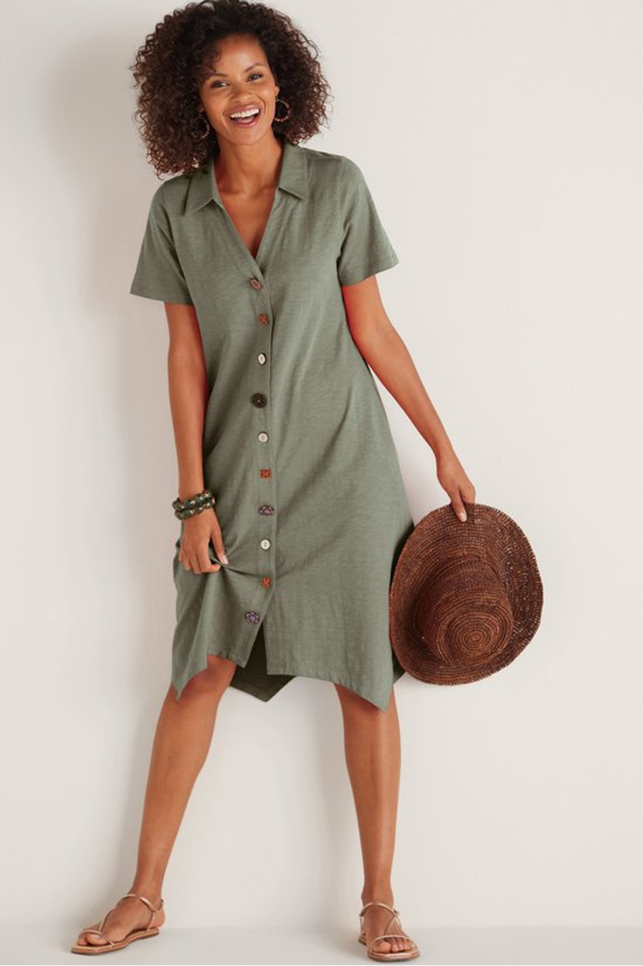 Danielle Button Dress1338