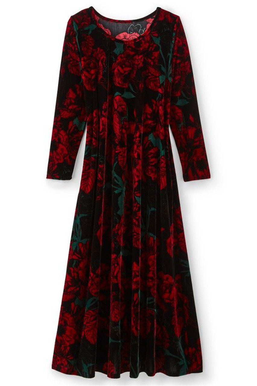 Santiago Stretch Velvet Dress1562