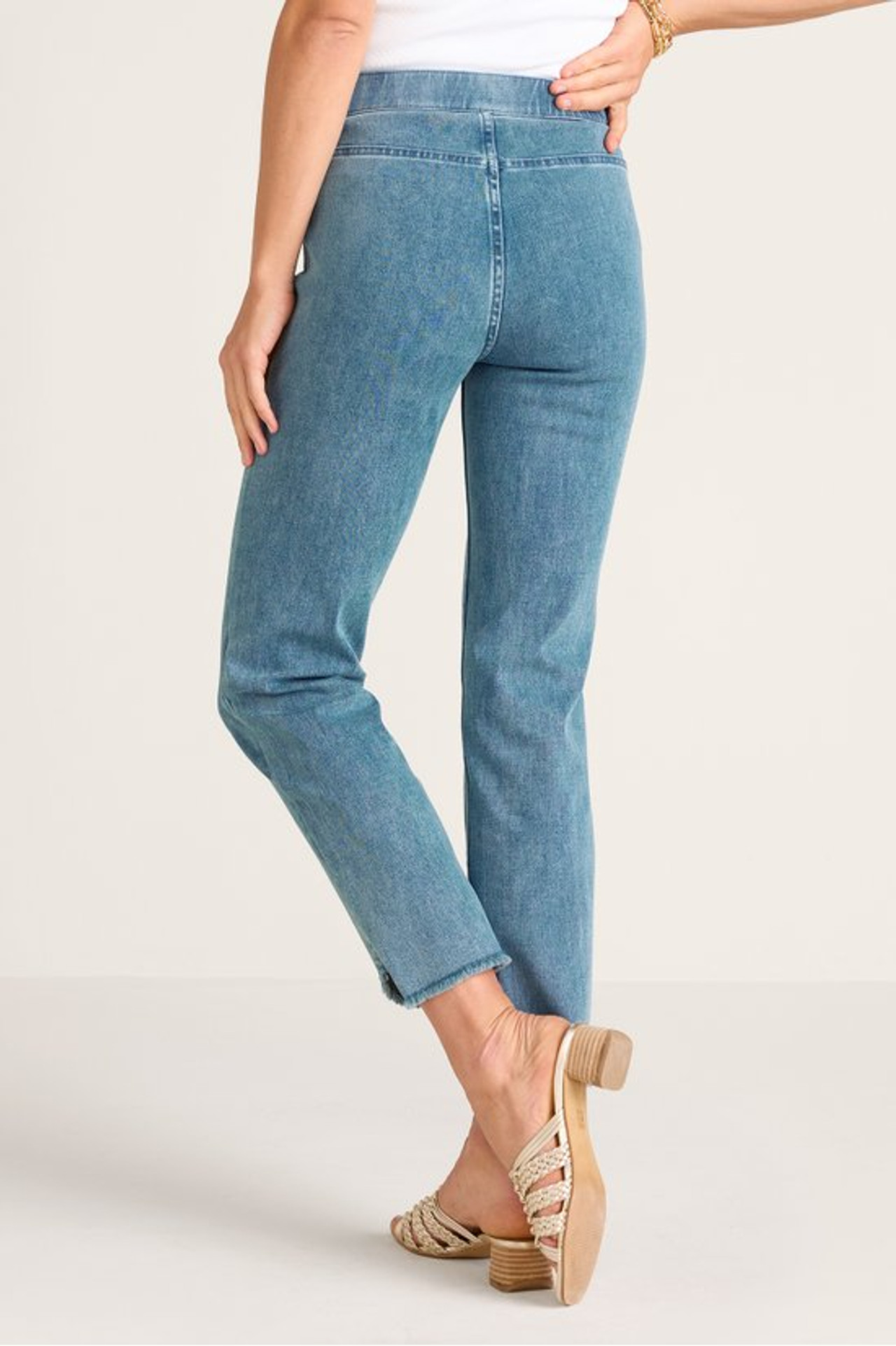 Ultimate Denim Frayed Hem Crops