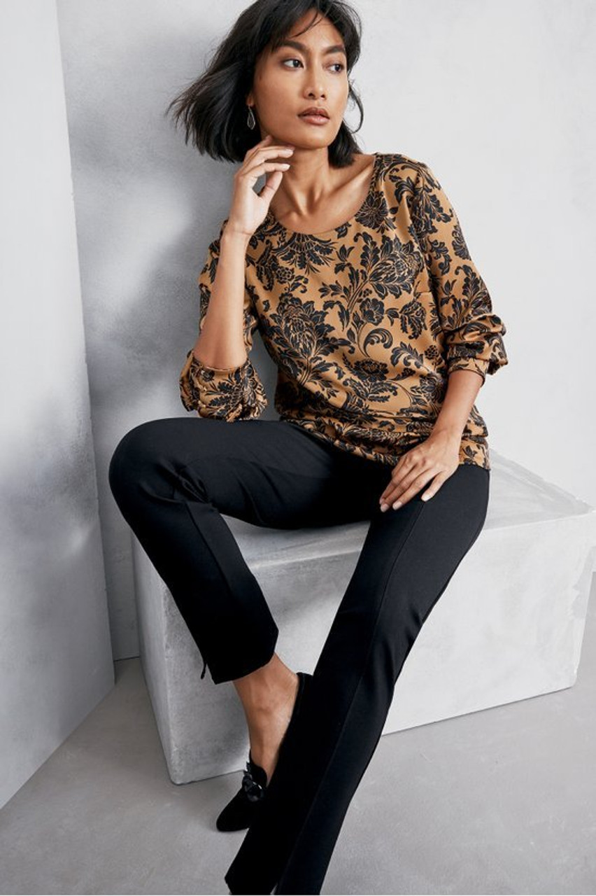 SoftEssential™ Ponte Slim Ankle Pants