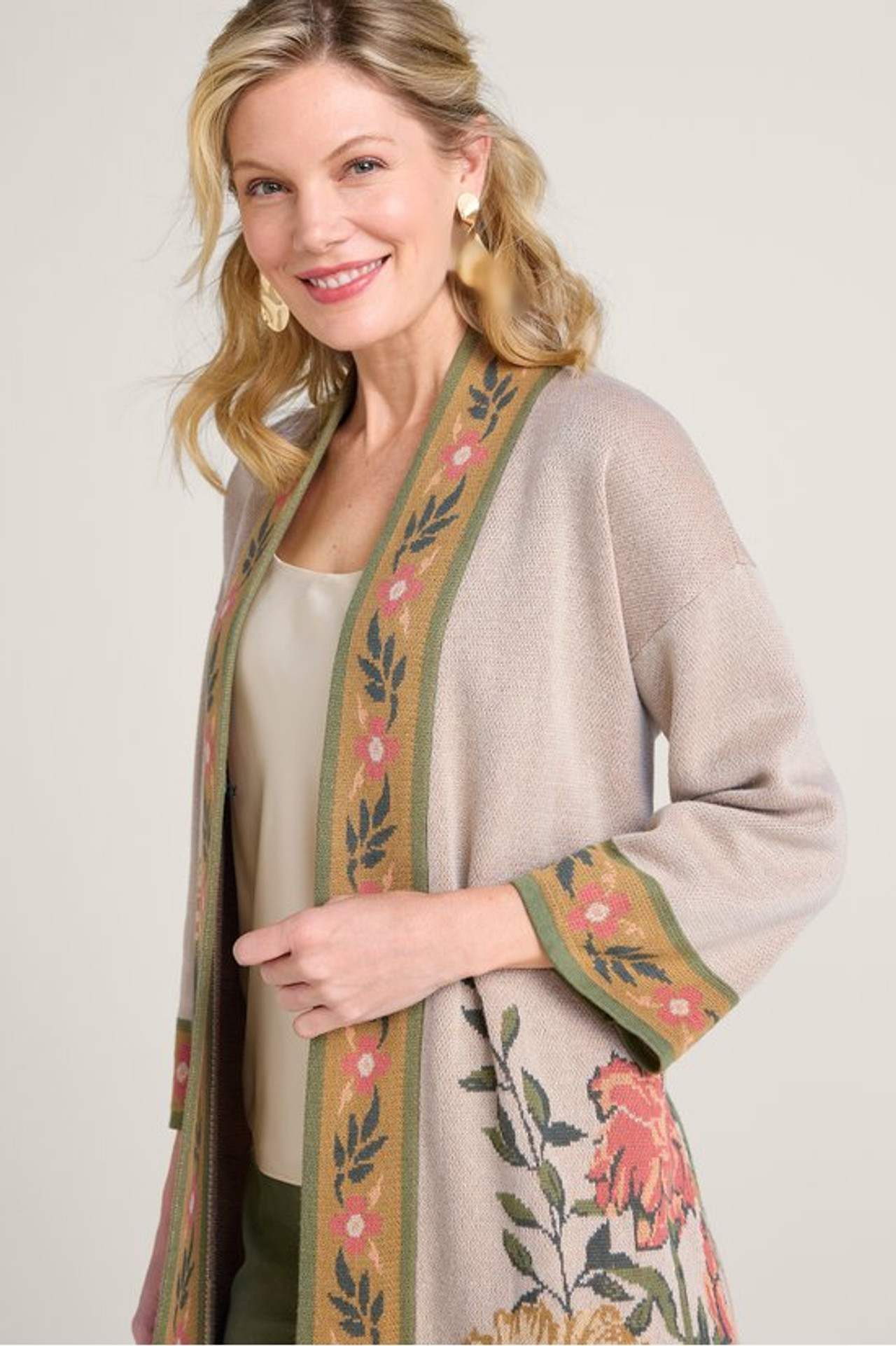 Moxie Jacquard Cardigan