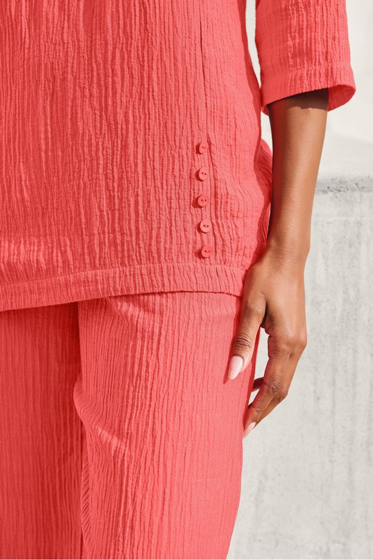 Oceo Gauze Wide-Leg Pants1474