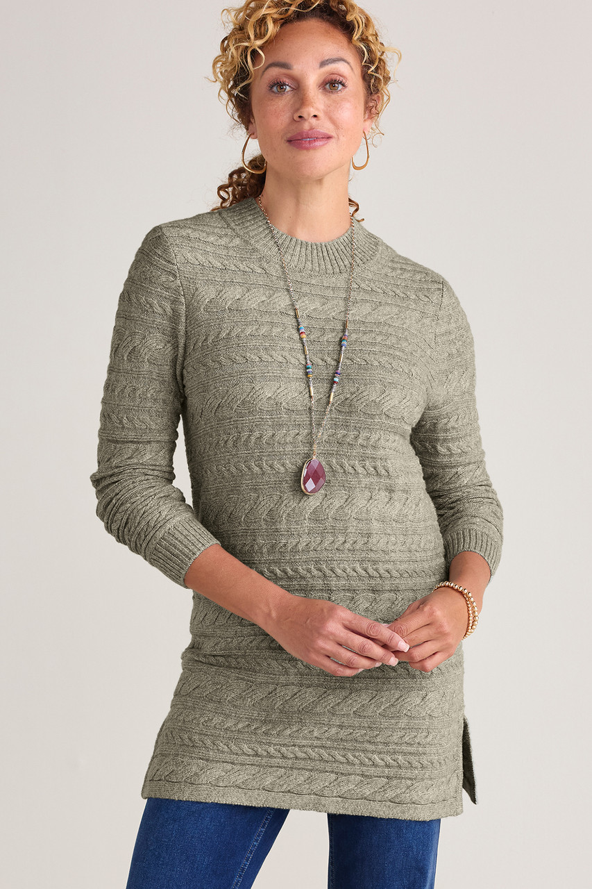 Alena Cable Sweater Tunic