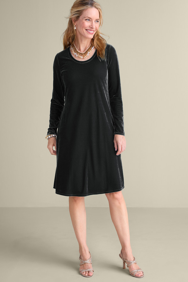 Short Santiago Velvet Dress