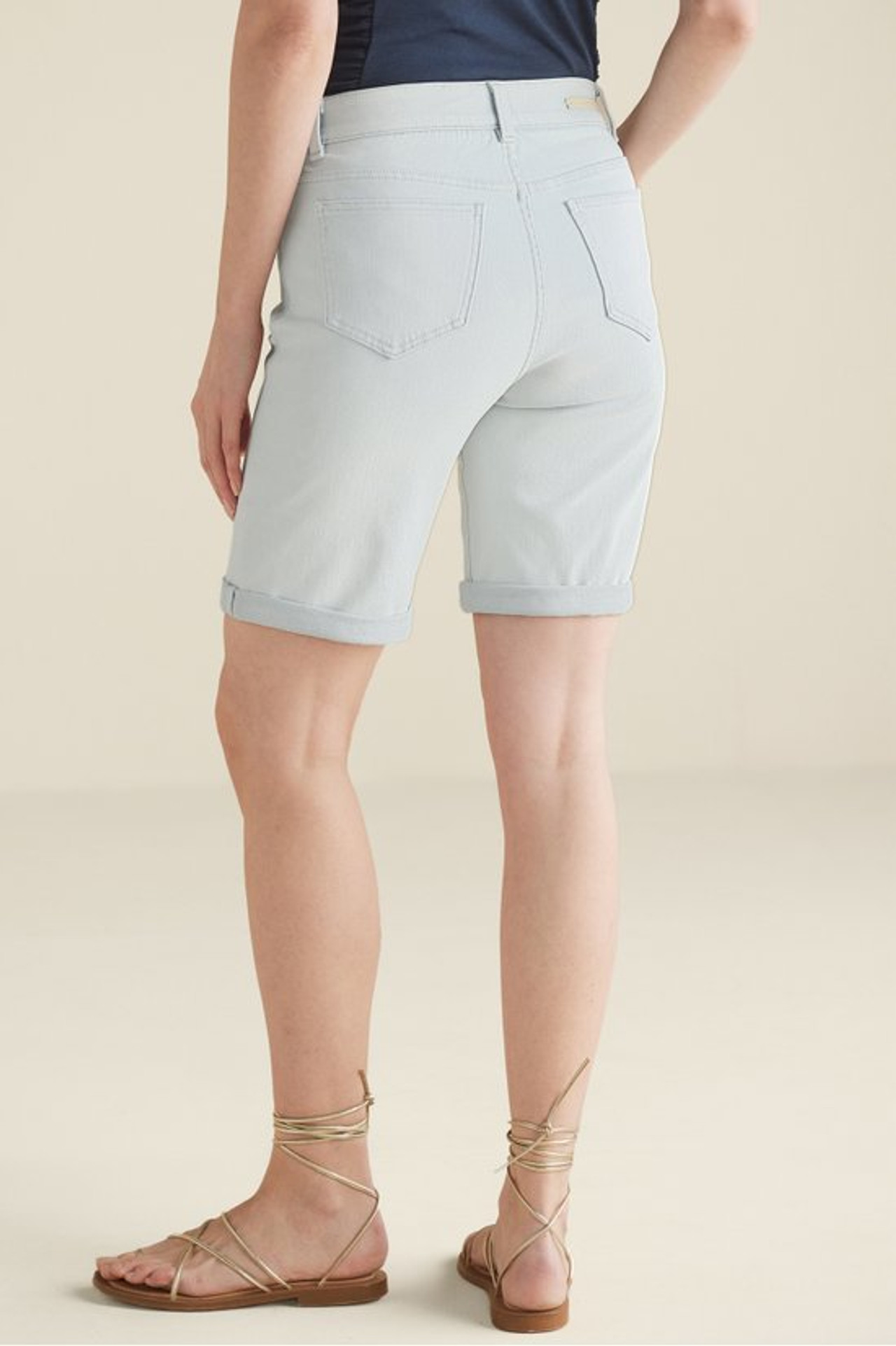 Ultimate Denim Pull On Relaxed Shorts