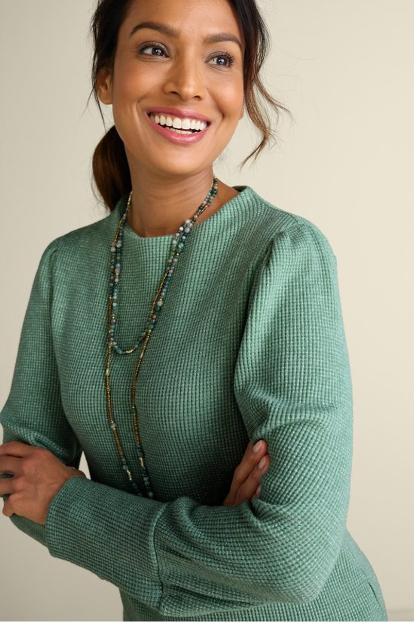 Melina Waffle Pullover