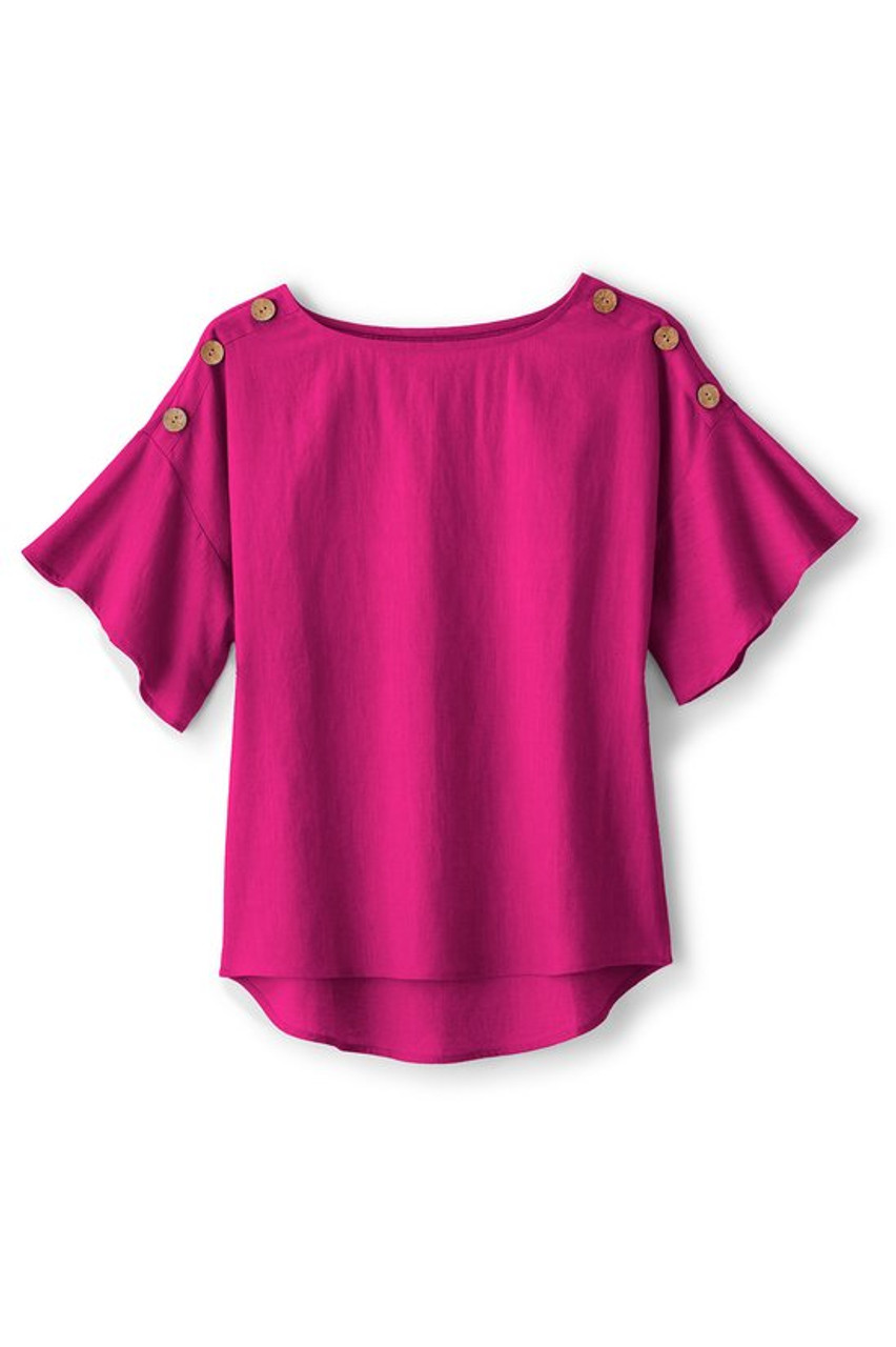 Andrea Linen Blend Pullover