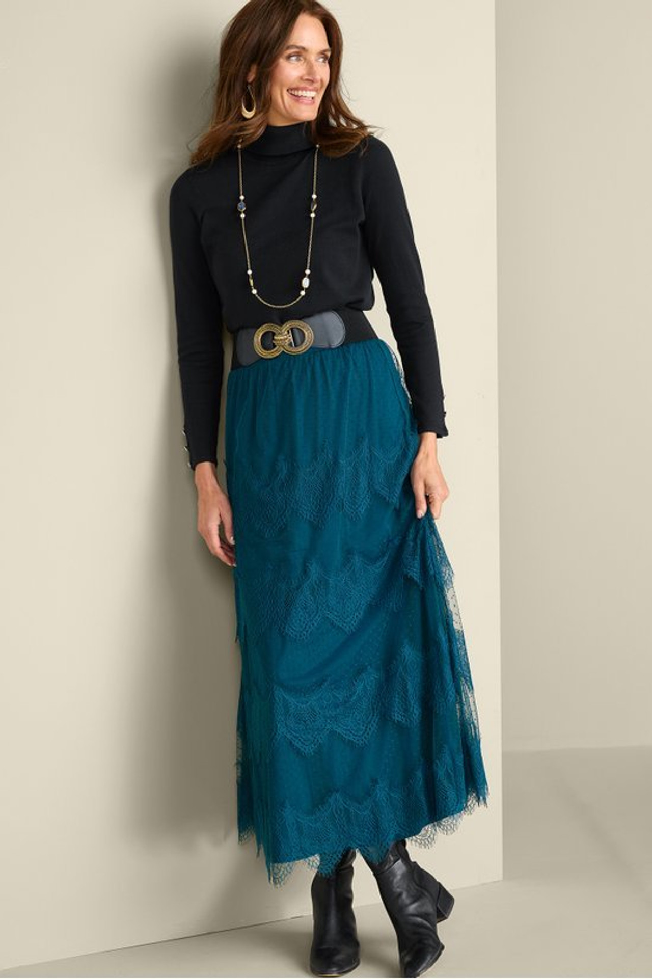 Frederica Lace Maxi Skirt