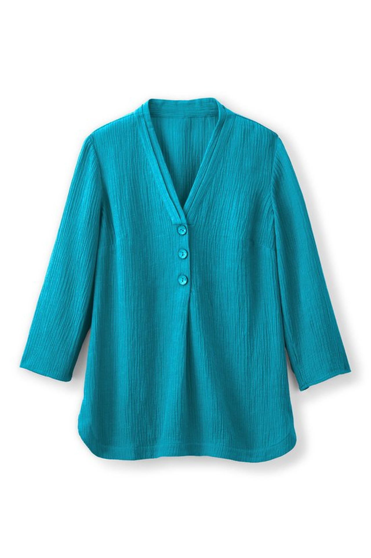 Oceo Gauze Button Tunic