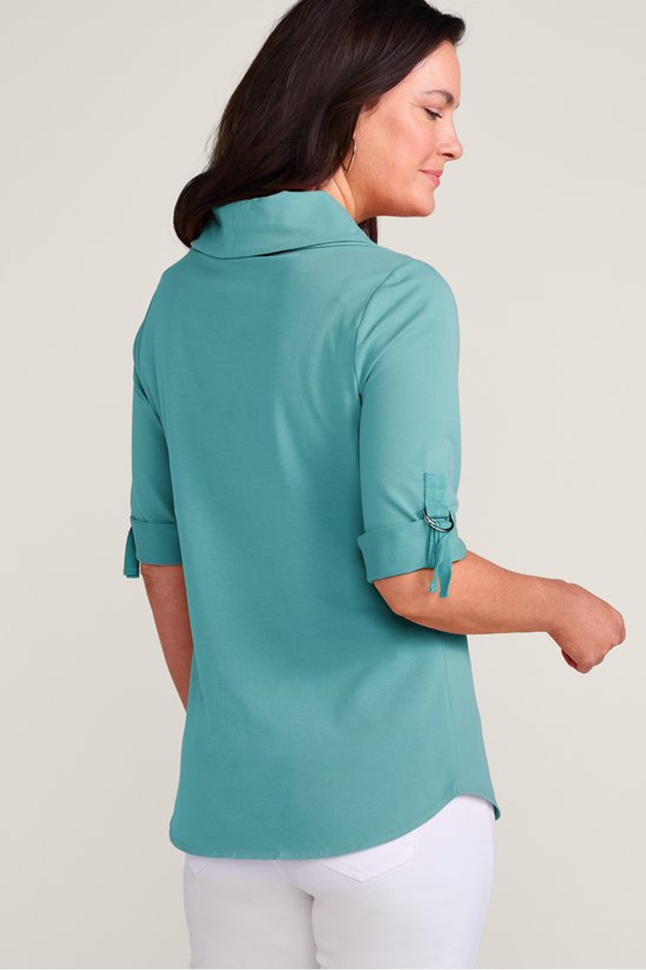 Madison Cowl Neck Tee