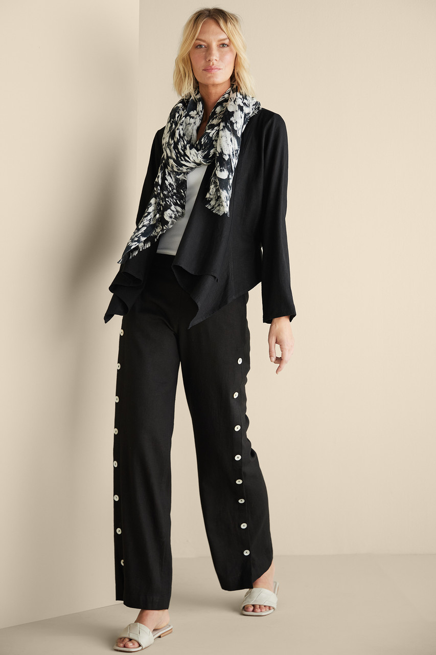 Sonoma Linen Blend Wide Leg Pants