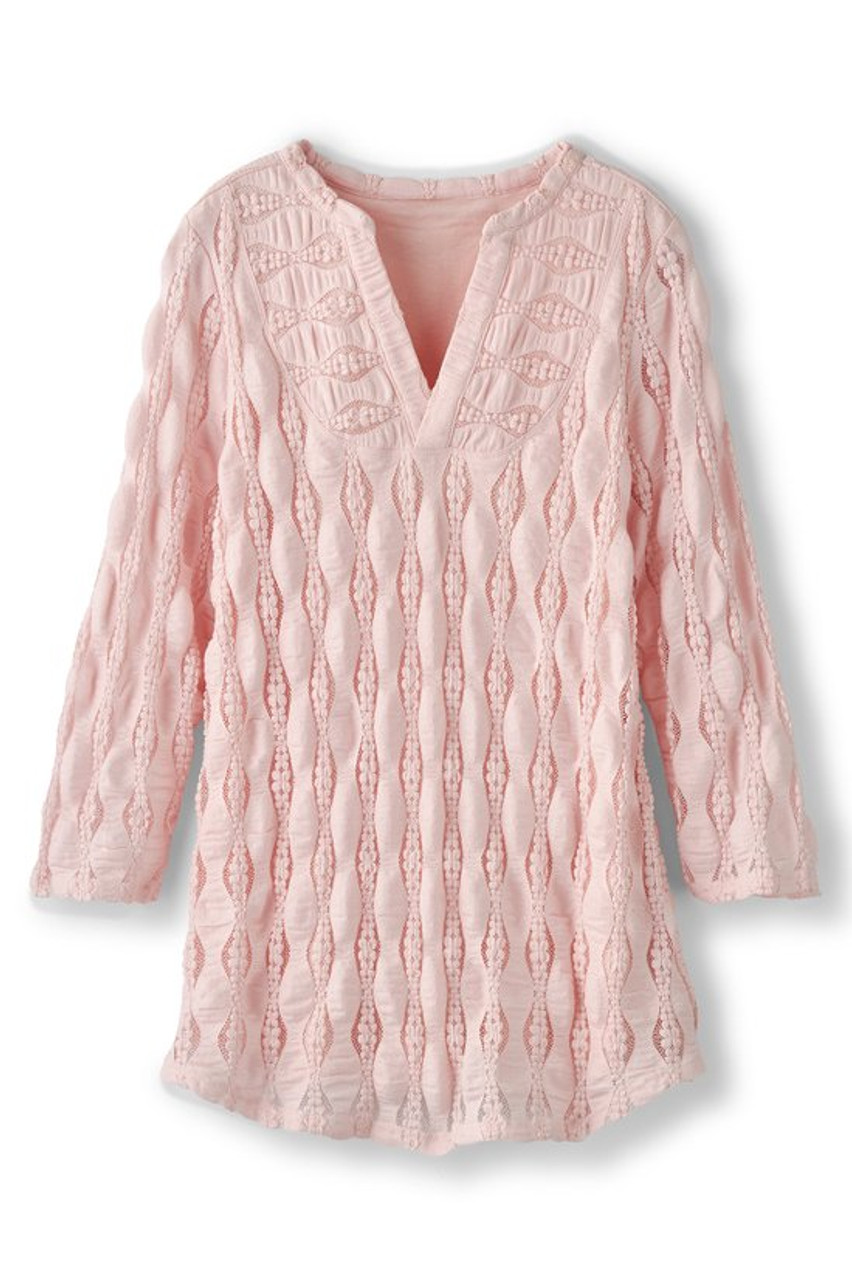 Priya Knit Lace Tunic