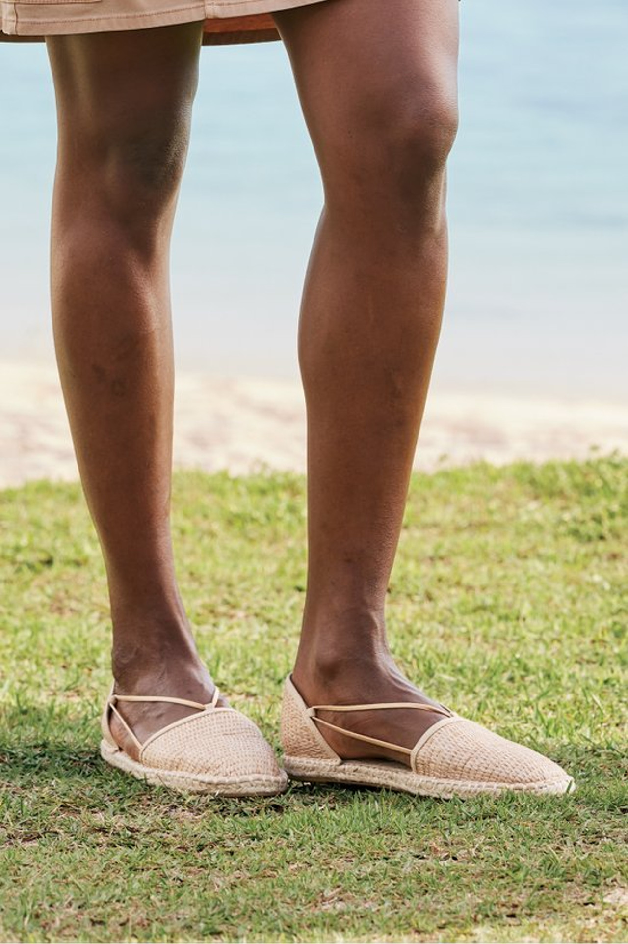 Eileen Fisher Lee Raffia Stretch Espadrille