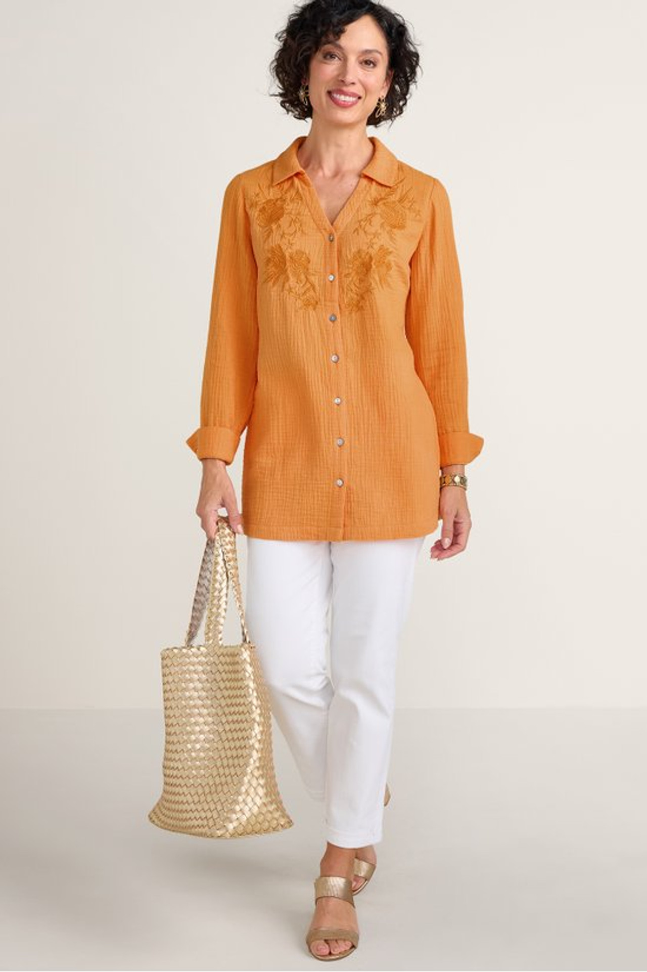 Escambia Gauze Tunic Shirt