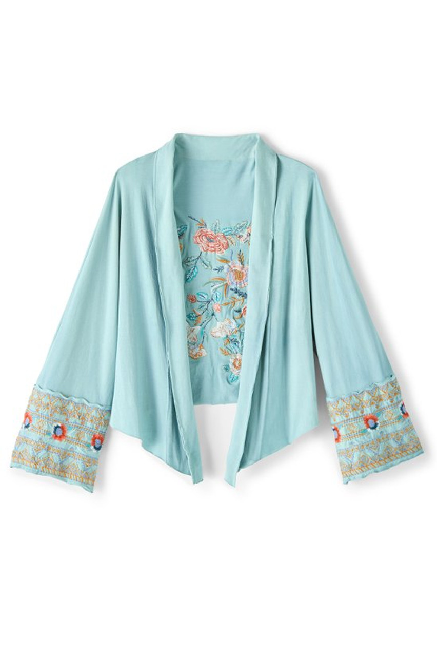 Zerah Embroidered Topper