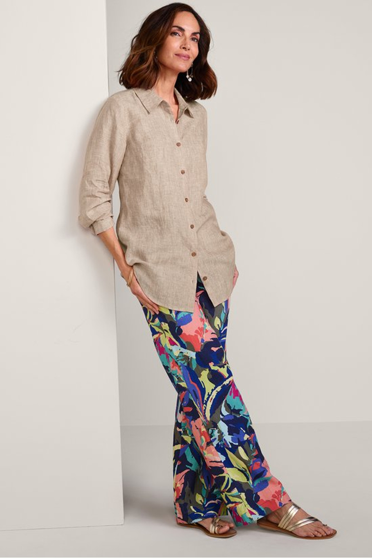 Outer Banks Linen Big Shirt