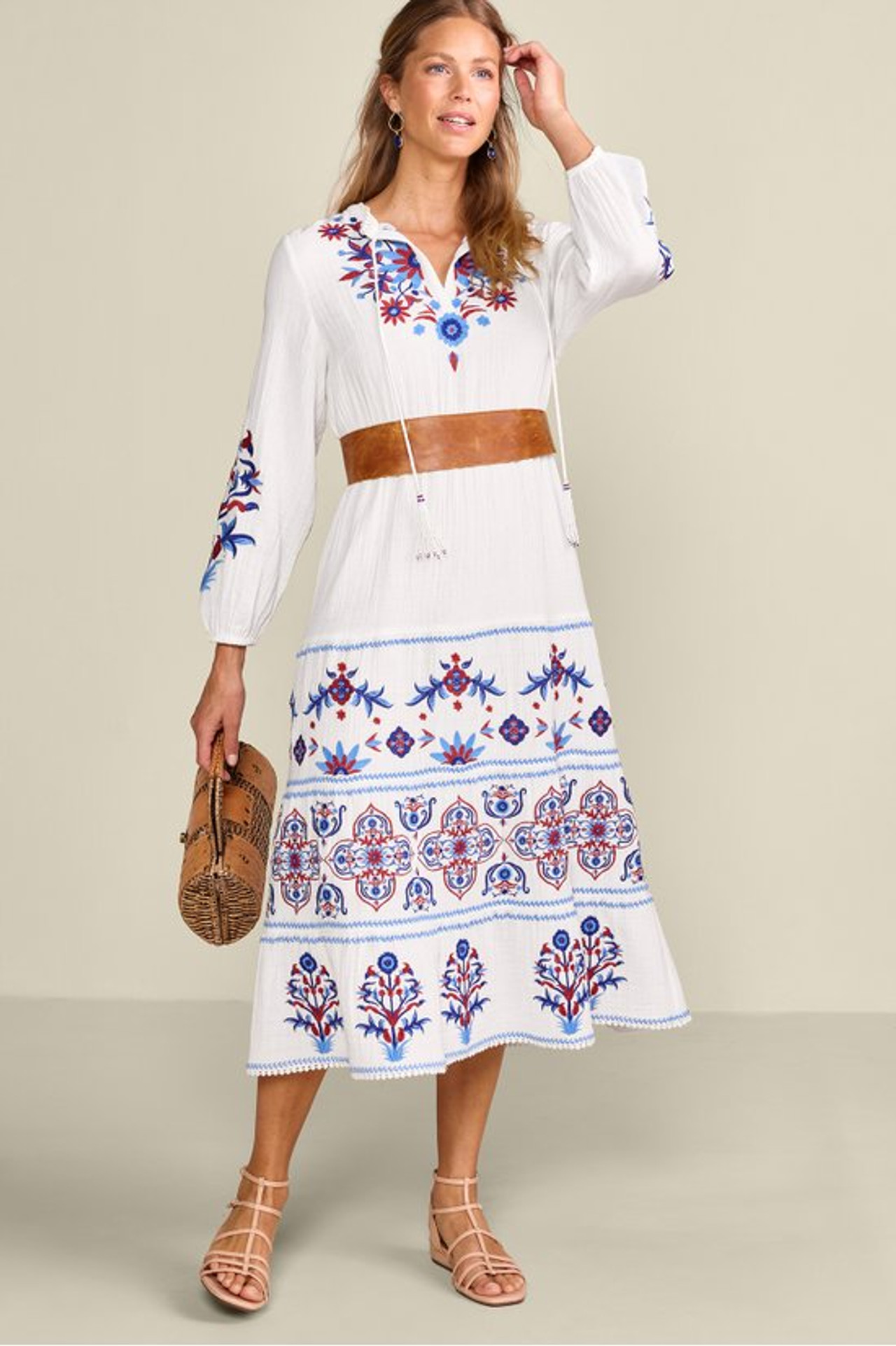 Sarnia Gauze Midi Dress