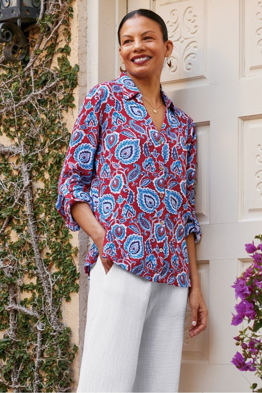 Addison Gauze Big Shirt