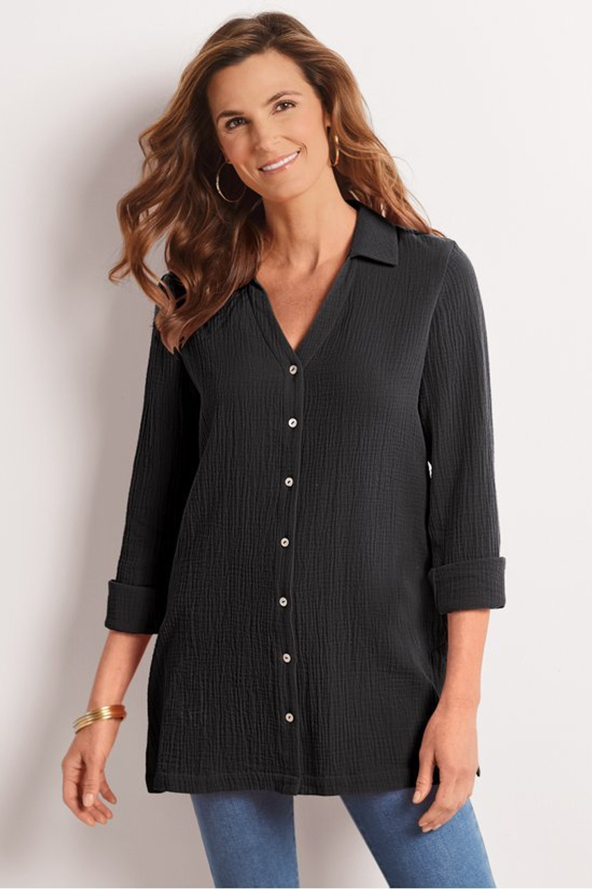 Escambia Gauze Tunic Shirt