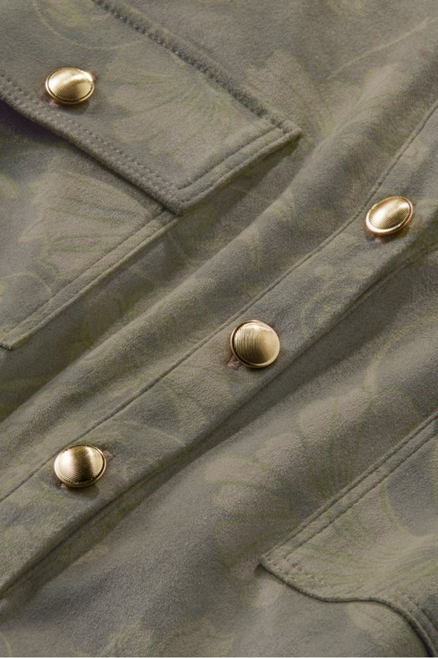 Charine Faux Suede Tunic