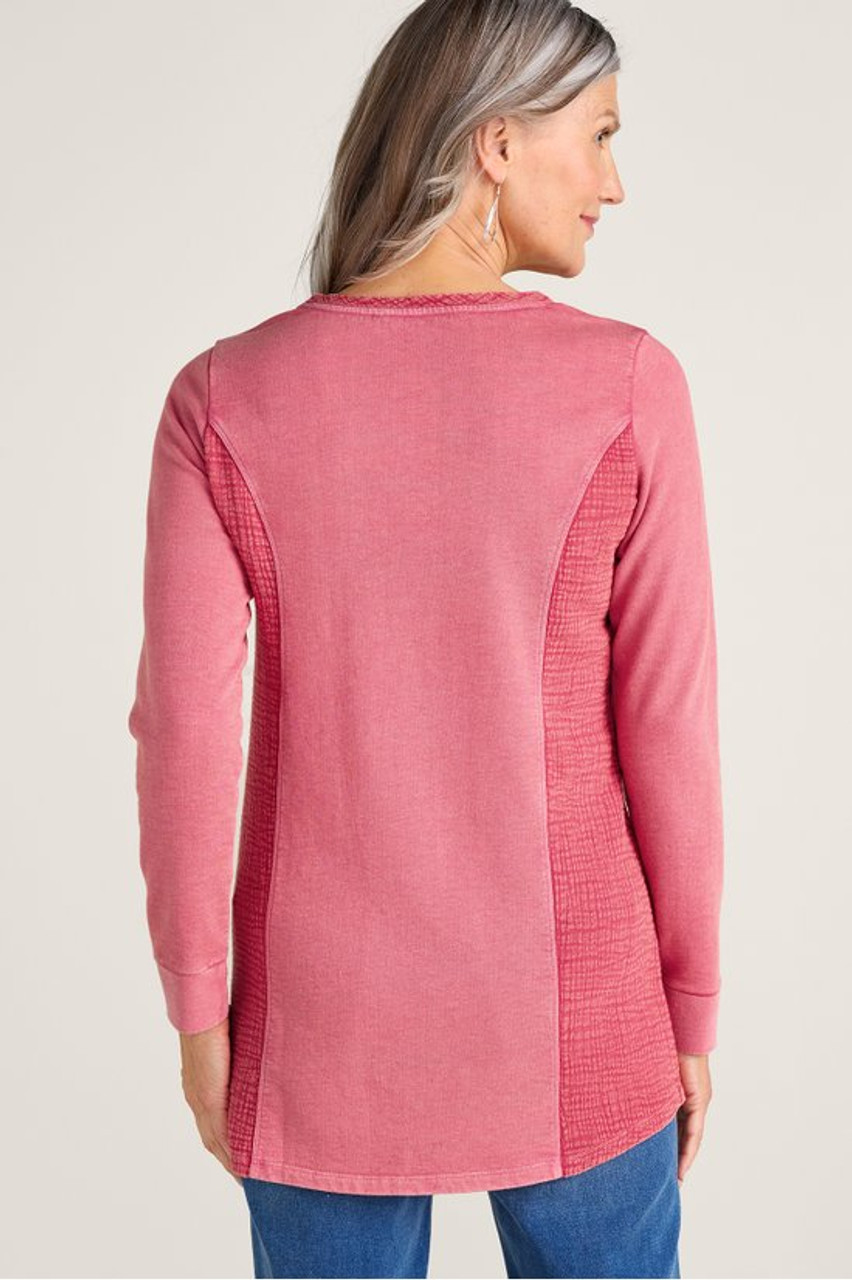 Salome French Terry & Gauze Tunic