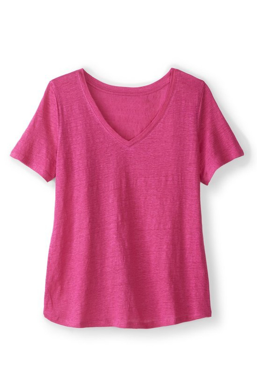 Aubrey Linen Slub Tee