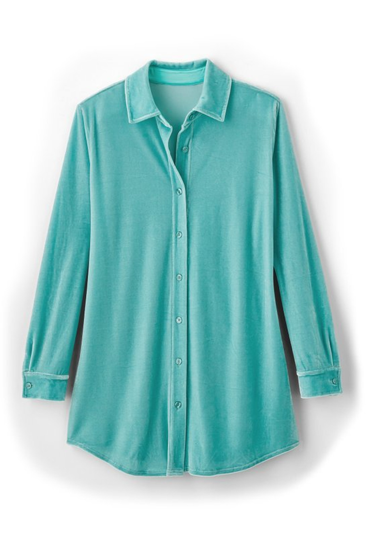 Velvet Boyfriend Tunic Shirt1479