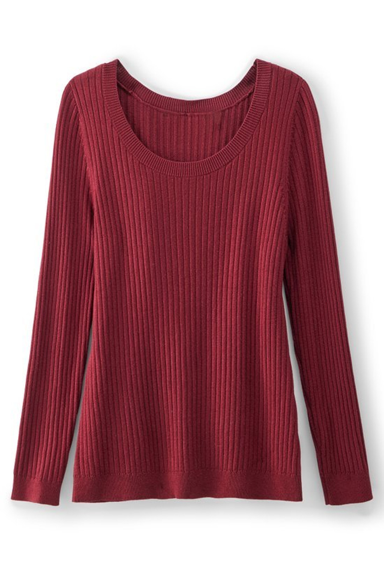 SoftEssential™ Ribbed Pullover Sweater