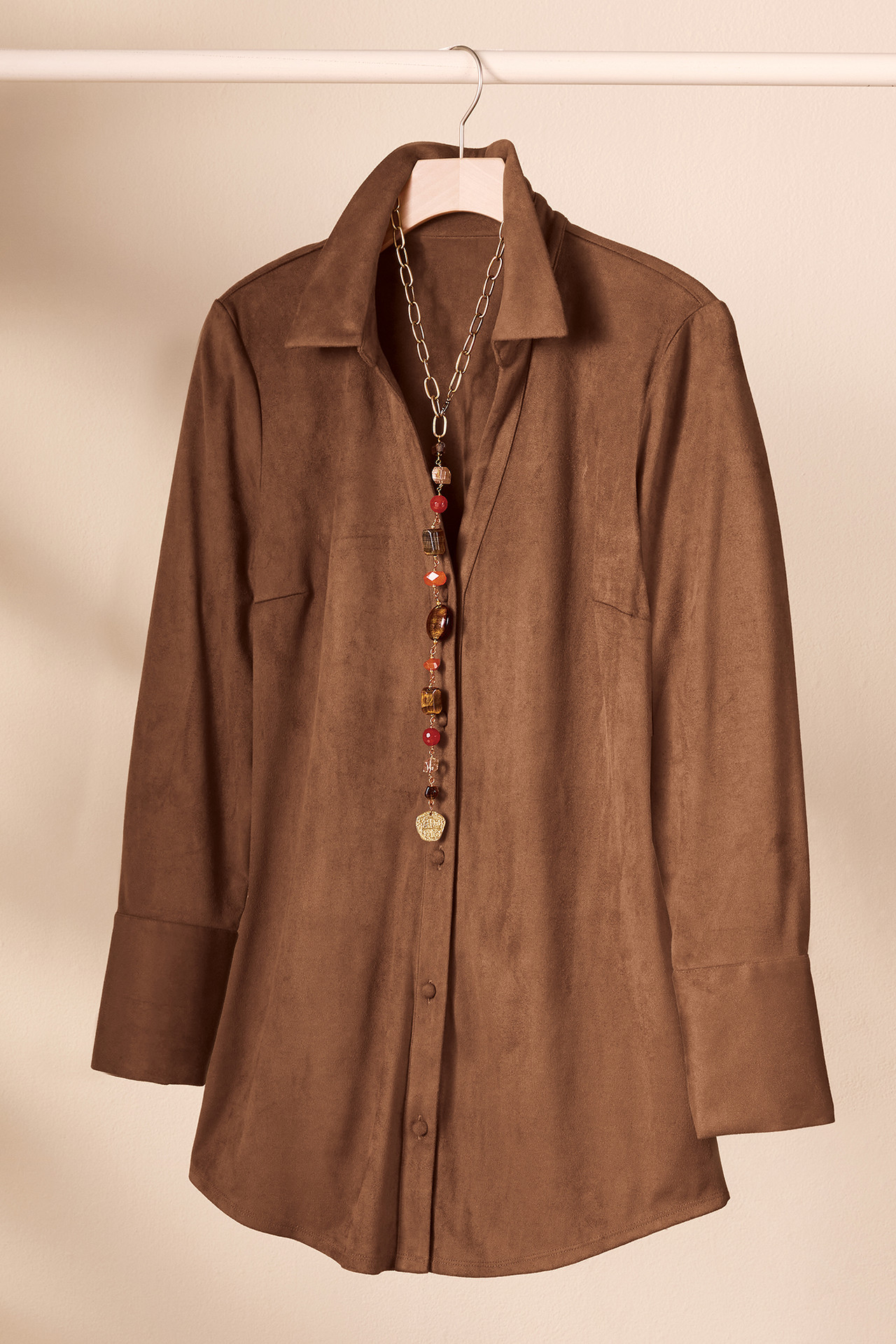 Vida Faux Suede Tunic