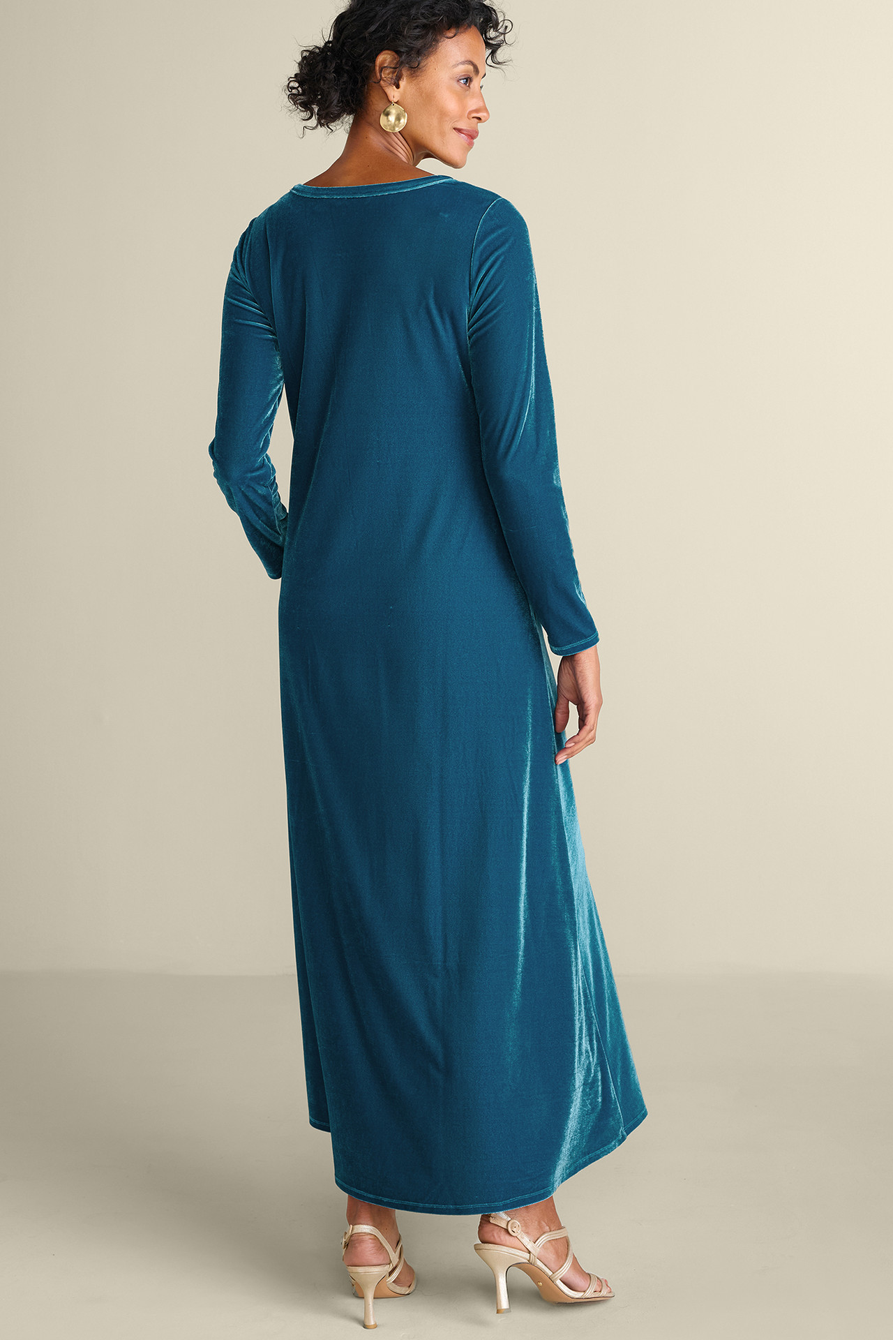Santiago Stretch Velvet Dress1562