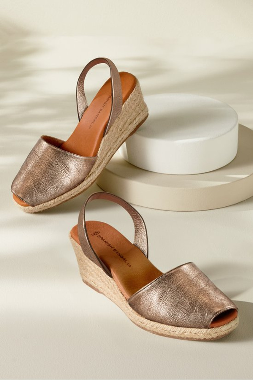 CalaXini Rope Wedge Espadrille