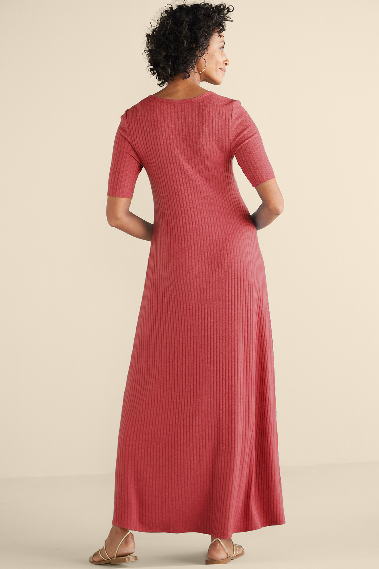 Textured Short Sleeve Santiago Dress