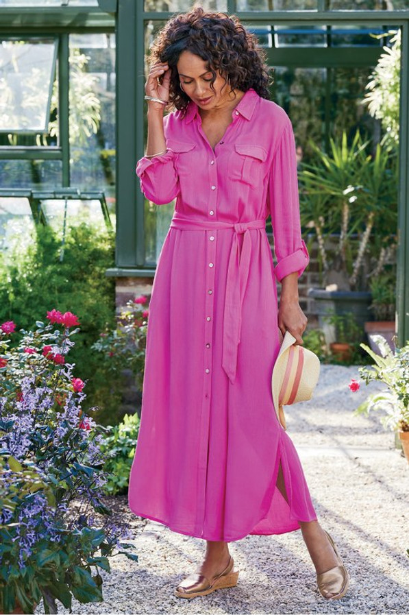 Zanya Gauze Maxi Dress