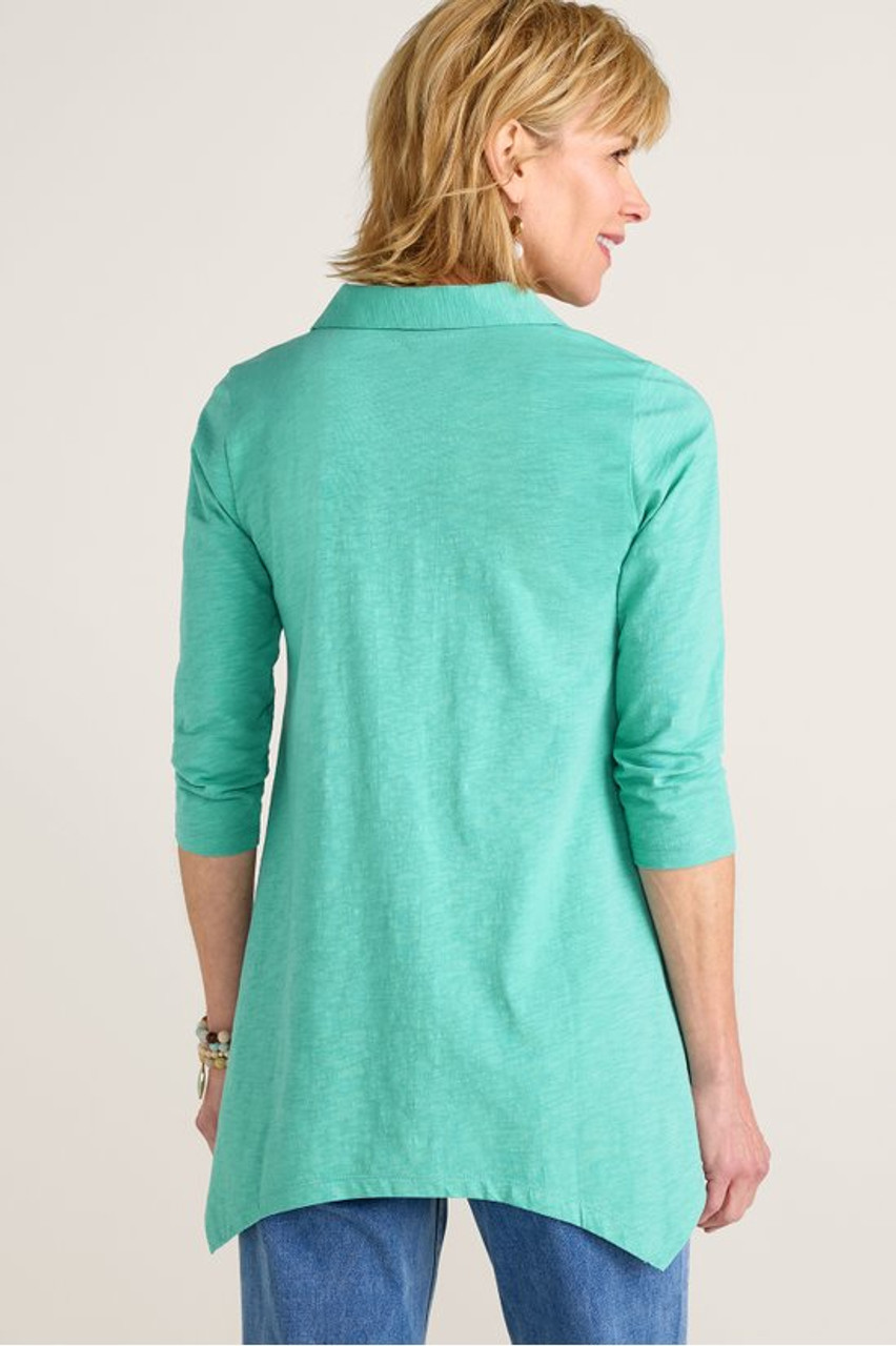 Danielle Button 3/4 Sleeve Tunic