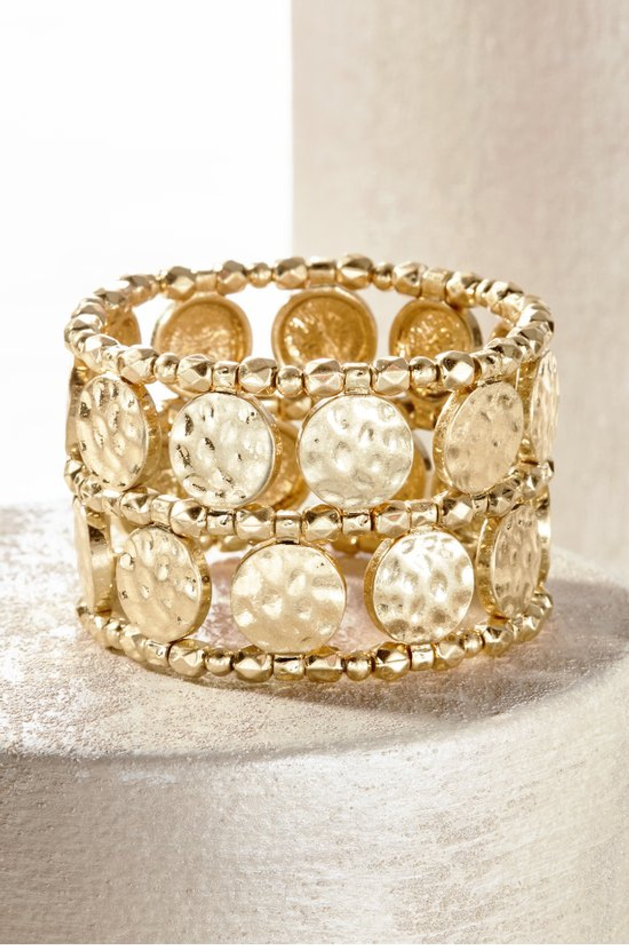 Kayla Coin Stretch Bracelet